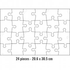 Magische kerstpuzzel van hout voor kinderen