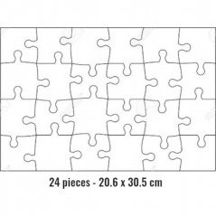 Magische kerstpuzzel van hout voor kinderen