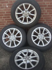 18’’Inch Originele Audi Y-Spoke Velgen en banden 5x112