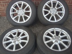 18’’Inch Originele Audi Y-Spoke Velgen en banden 5x112