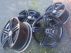 18 Inch RS6 Zwart Black A3 A4 A6 Golf 5 6 7 Eos Leon Altea Octavia Pas