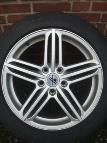 17 Inch Audi RS6 Velgen Banden Steek 5x112