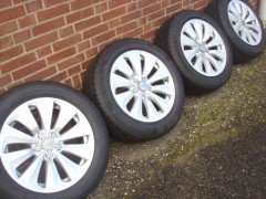 17Inch Origineel Comfort Line Velgen en Banden Audi A6