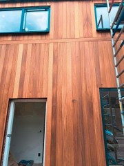 gevelbekleding thermowood Ayous 15mmx130mm
