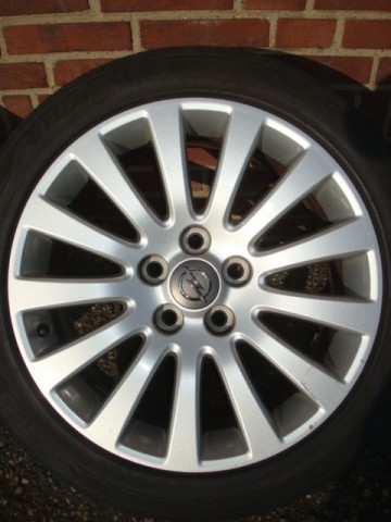 18 Inch Orginele Opel Velgen en Banden Steek 5x120