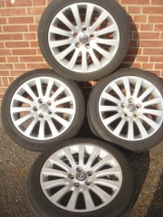 18 Inch Orginele Opel Velgen en Banden Steek 5x120