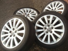 18 Inch Orginele Opel Velgen en Banden Steek 5x120