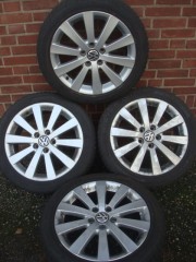 17 Orig VW Highline Velgen Golf 5 6 7 Audi a3 a4 Seat 5x112
