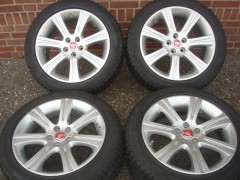18 Originele Jaguar XF Comodora Edition Velgen en Banden Steek 5x108