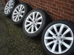 17 nch Originele Proline Velgen en Banden Steek 5x112