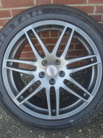 19 Inch Originele RS4 Antraciet Audi TT Velgen Steek 5x112