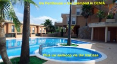 Uw eigen Penthouse in DENIA bij strand en met parking