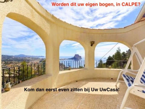 Uw eigen Villa in CALPE op landgoed met parkings en