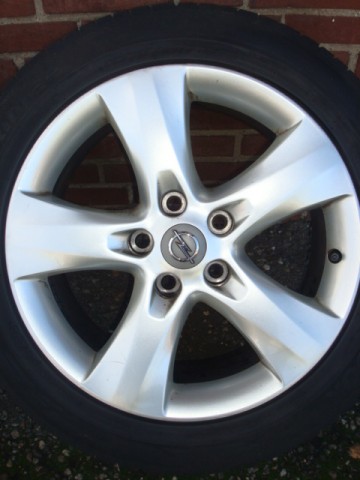 17 Inch Originele Opel Velgen en Banden Steek 5x115