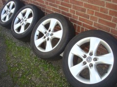 17 Inch Originele Opel Velgen en Banden Steek 5x115