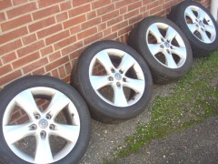 17 Inch Originele Opel Velgen en Banden Steek 5x115