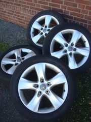 17 Inch Originele Opel Velgen en Banden Steek 5x115