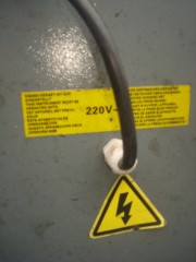 Banden Demonteer Apparaat 220V Geel   Grijs
