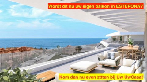 Uw eigen nieuwe Appartement in ESTEPONA met parking en super zeezicht