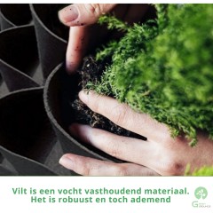 Verticale Tuin met Watersysteem - Hangende Plantenzak - Moestuin - 36 