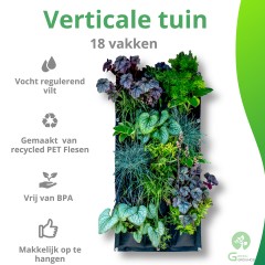 Verticale Tuin met Watersysteem - Hangende Plantenzak - Moestuin - 18 