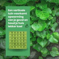 Verticale Tuin groen met Watersysteem - Hangende Plantenzak - Moestuin