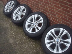18 Orginele BMW Styling 605 Velgen met Banden Steek 5x120