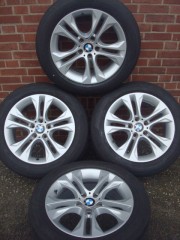18 Orginele BMW Styling 605 Velgen met Banden Steek 5x120