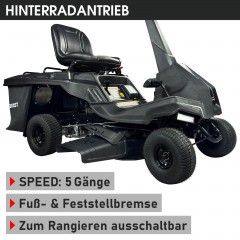 Te koop 1 maand oude Brast Benzine XXL zitmaaier