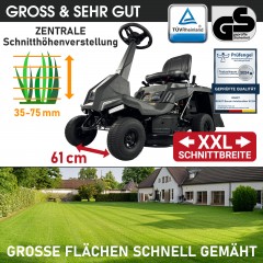 Te koop 1 maand oude Brast Benzine XXL zitmaaier