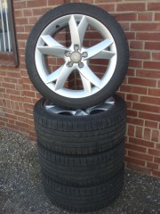 18 Audi A8 Velgen met Banden 5x112 Audi A4 A6 A8