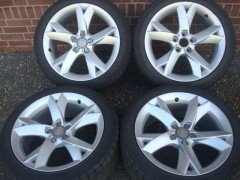 18 Audi A8 Velgen met Banden 5x112 Audi A4 A6 A8