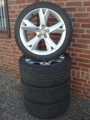 18 Audi A8 Velgen met Banden 5x112 Audi A4 A6 A8