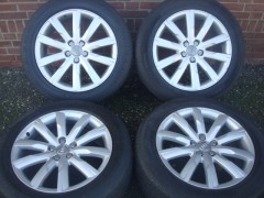 19 inch Originele Highline Audi Q5 Velgen   Banden 5x112