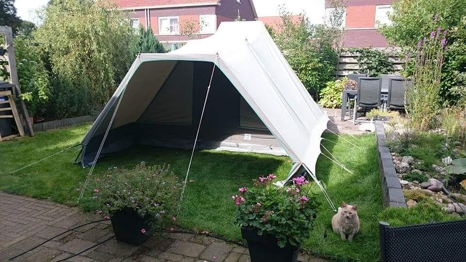 4 persoons piramide tent