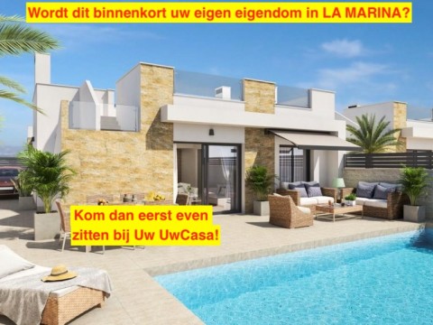Uw eigen nieuwe Villa in LA MARINA met veel extra