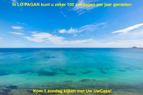 Uw eigen nieuwe Penthouse in LO PAGAN tussen zeeen met parking en