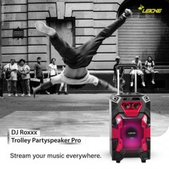 BEACH BOX  LEICKE DJ ROXX TROLLEY PRO SPEAKER bluetooth