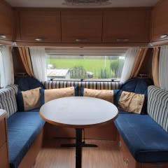 Te koop  Knaus Südwind 550 UF caravan met voortent