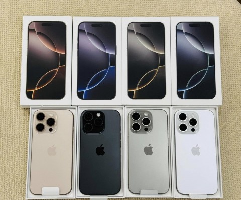 Apple iPhone 16 Pro  voor 550 EUR en  iPhone 16 Pro Max voor 650 EUR