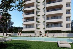 Uw eigen nieuwe Appartement in GUARDAMAR met zeezicht en parking