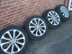 18’’Inch Originele Nissan Zilvergrijs Chroom Qashqai en Juke Velge