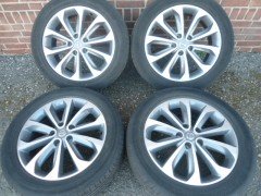 18’’Inch Originele Nissan Zilvergrijs Chroom Qashqai en Juke Velge