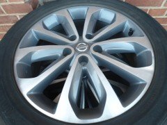 18’’Inch Originele Nissan Zilvergrijs Chroom Qashqai en Juke Velge