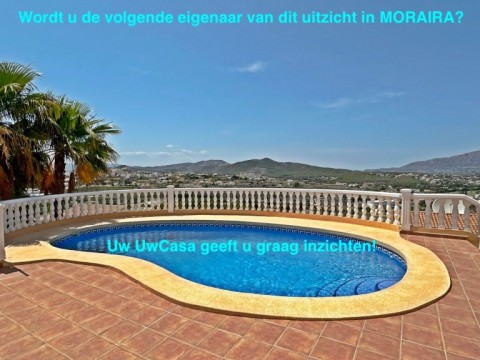 Uw eigen Villa in MORAIRA met eigen parking en veel meer