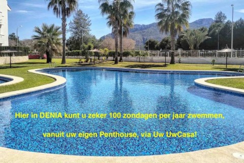 Uw eigen Penthouse in DENIA aan zee en met eigen parking en