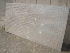 Aluminium Traanplaat Aanhanger Aanhangerbodem 1 stuk