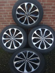 18’’Inch Originele Nissan Qashqai Velgen en Banden 5x114 3