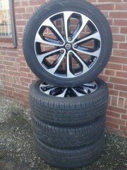 18’’Inch Originele Nissan Qashqai Velgen en Banden 5x114 3
