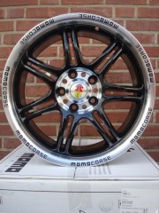 17 Inch Momo Corse Black 5x112 7 5J ET35 Naaf 72 3